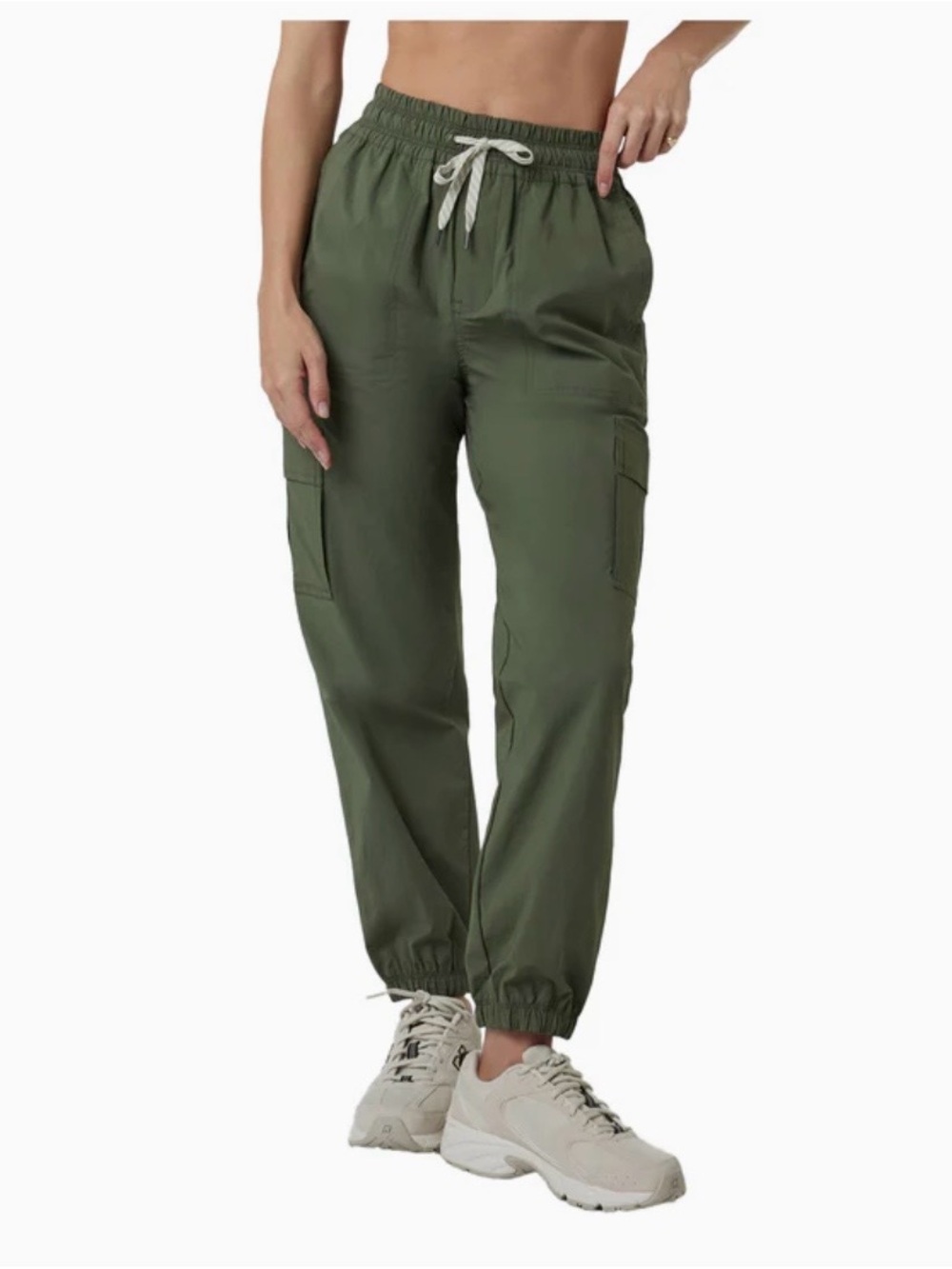 Vuori Green Cargo Joggers with Drawstring